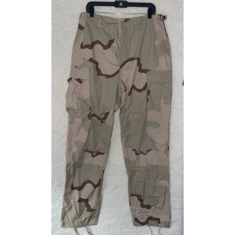 DCU Trousers Desert Camouflage Combat Pants NSN:8415-01-327-5336 Size Med-Long